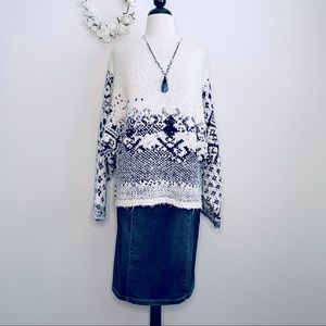 Free People Scoop Neck  Sweater
